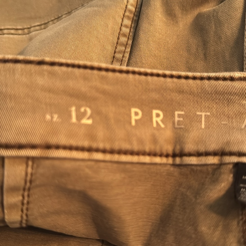White House Black Market Tan Cargo Shorts Relaxed Fit - Picture 14 of 15